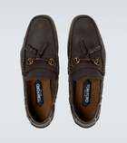 Tom Ford - Large Grain Robin leather loafers