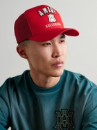AMIRI - MA Hollywood Appliquéd Cotton-Twill and Mesh Baseball Cap
