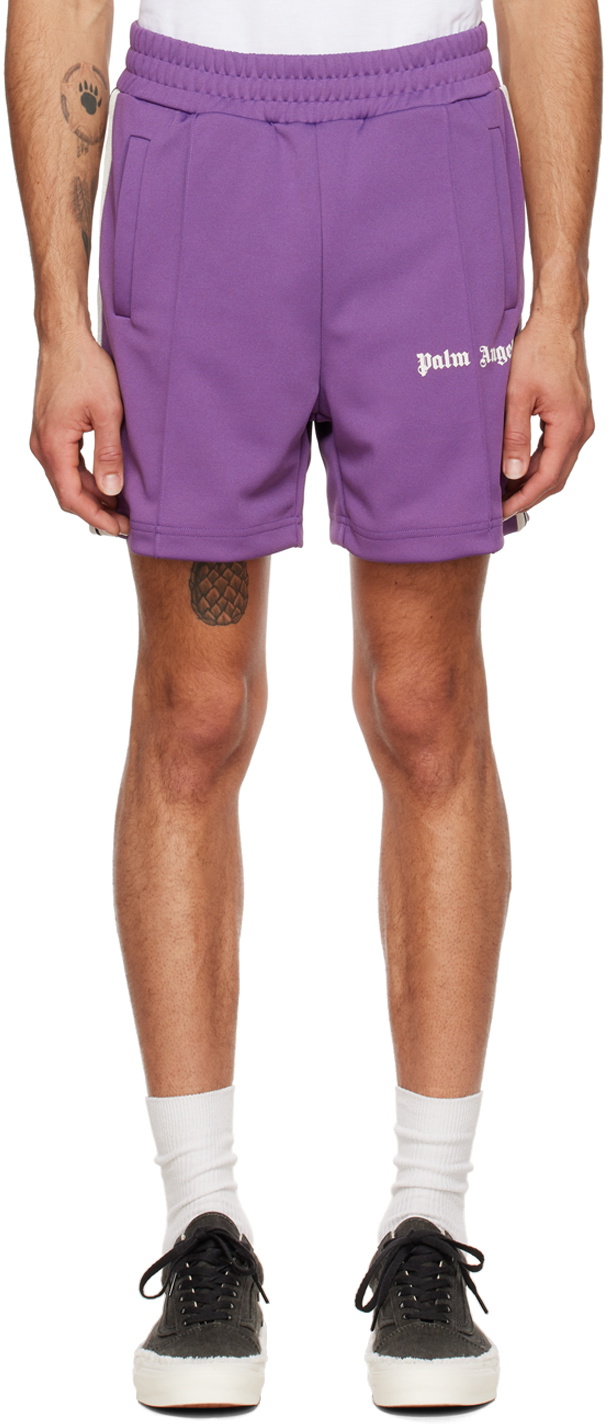 Take A Look About Purple Palm Angels Shorts