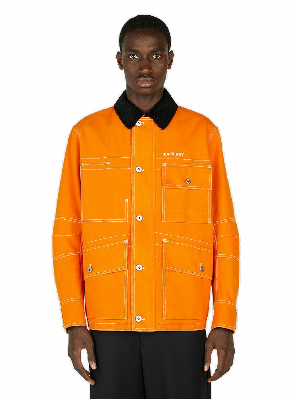 Photo: Burberry - Waver Denim Jacket in Orange
