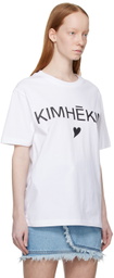 KIMHĒKIM White Heart T-Shirt
