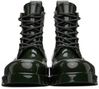 Bottega Veneta Green Stride Ankle Boots