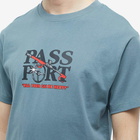 Pass~Port Men's Lock~Up T-Shirt in Alpine Blue