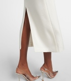 Alex Perry Bow-detail crêpe satin gown