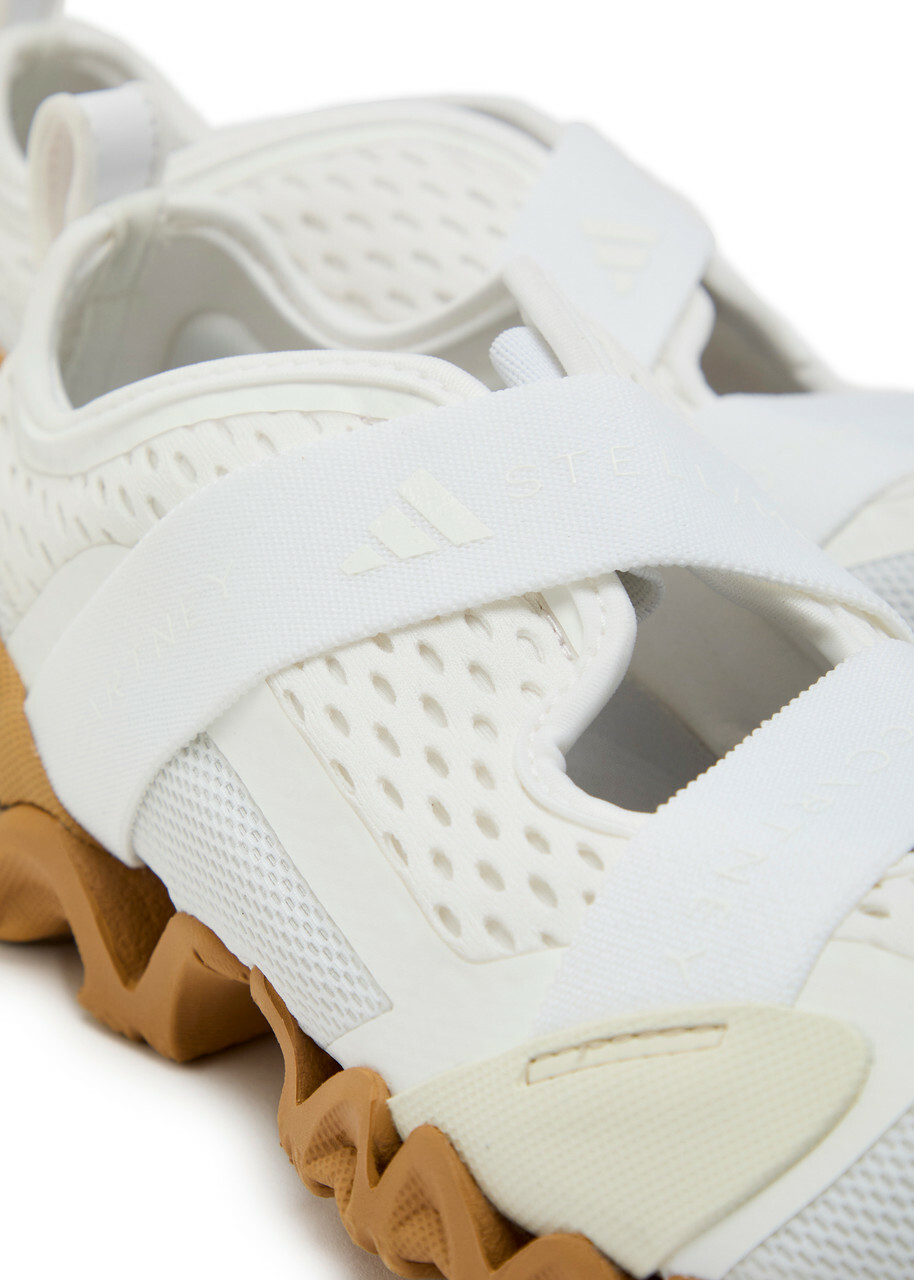 Adidas X Stella Mccartney Sportswear X Mesh-knit Sneakers White
