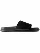 SAINT LAURENT - Nichols Leather Slides - Black