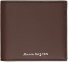 Alexander McQueen Burgundy Bifold Wallet