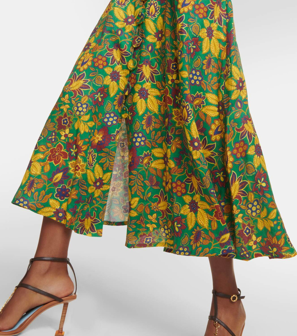alemais isabella v midi dress Alemais