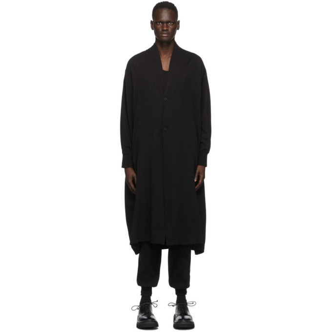 Photo: Julius Black Cotton Long Cardigan