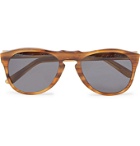 E.B. Meyrowitz - The McQueen II Round-Frame Acetate Polarised Sunglasses - Brown