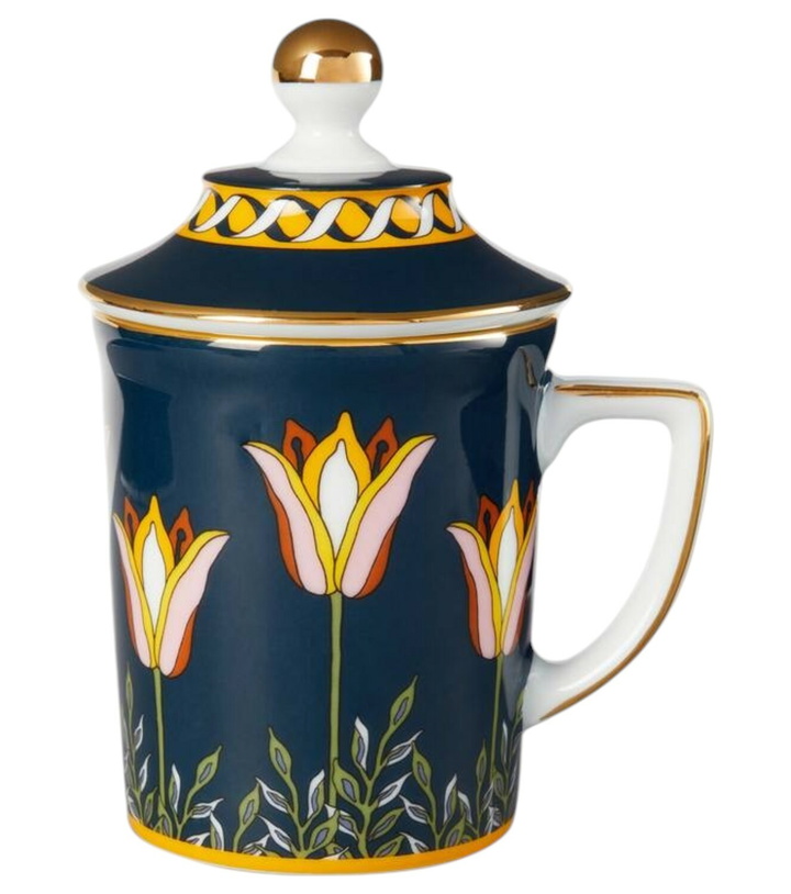 Photo: La DoubleJ Tyrrhenian Tulips porcelain mug