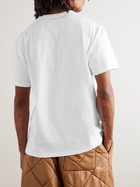 Loewe - Anagram Debossed Cotton-Jersey T-Shirt - White