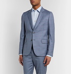 Paul Smith - Soho Slim-Fit Prince of Wales Checked Wool Suit Jacket - Blue