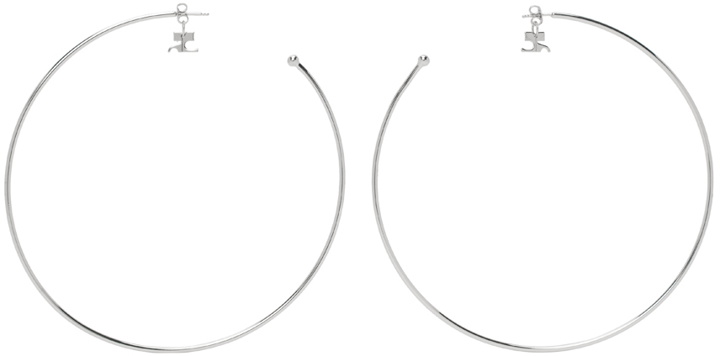 Photo: Courrèges Silver Big Hoop Earrings