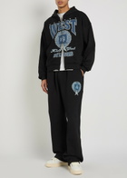 Kidwest St Louis Straight-leg Cotton Sweatpants Black
