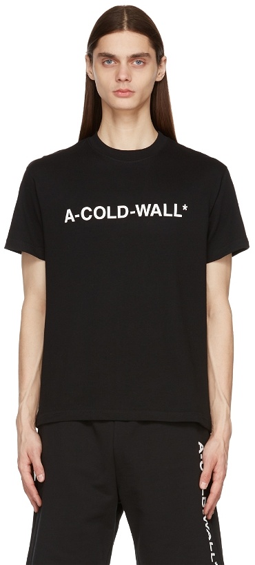 Photo: A-COLD-WALL* Black Essential Logo T-Shirt