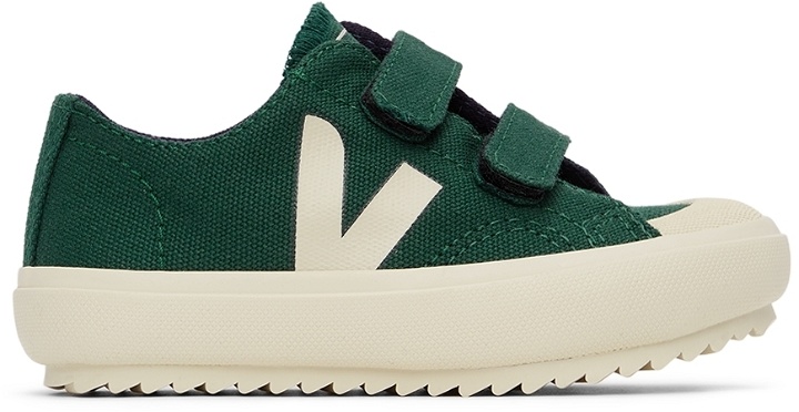 Photo: Veja Baby Green Canvas Ollie Sneakers