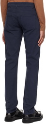 Sunspel Navy 5 Pocket Trousers