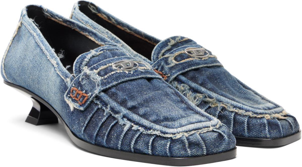 Diesel Blue D-Amber Moc 30 Heels