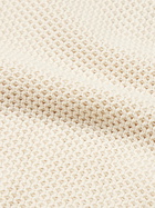 Sunspel - Honeycomb-Knit Cotton Sweater - Neutrals