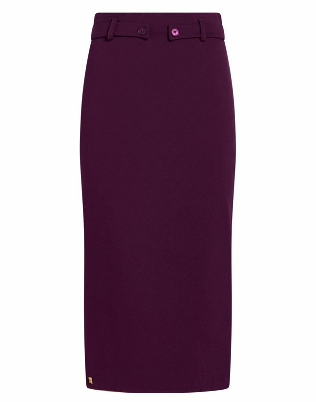 Photo: Manila Grace Womens Midi skirt Plum