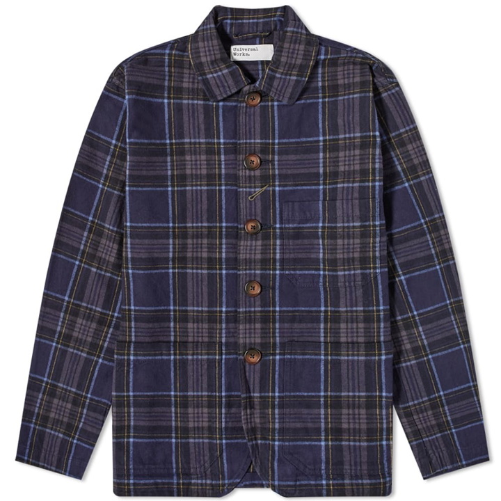 Photo: Universal Works Check Cotton Bakers Chore Jacket