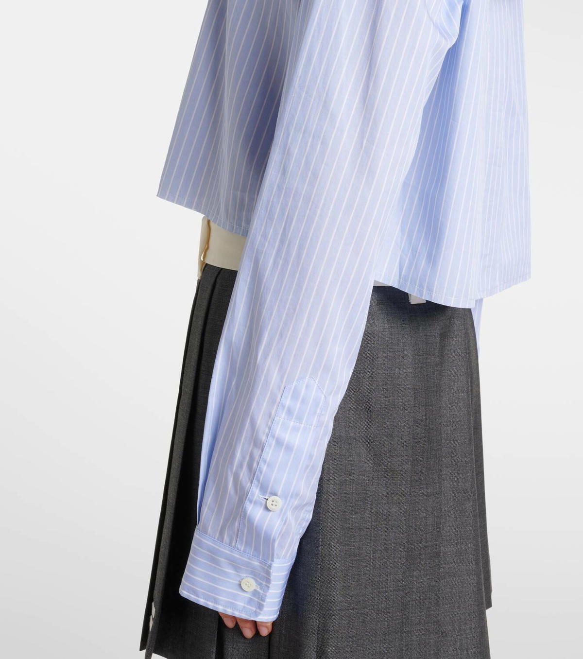 Miu Miu Cropped cotton shirt