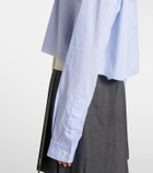 Miu Miu Cropped cotton shirt