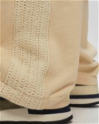 Arte Antwerp Lace Detail Fleece Pants Beige - Mens - Cargo Pants