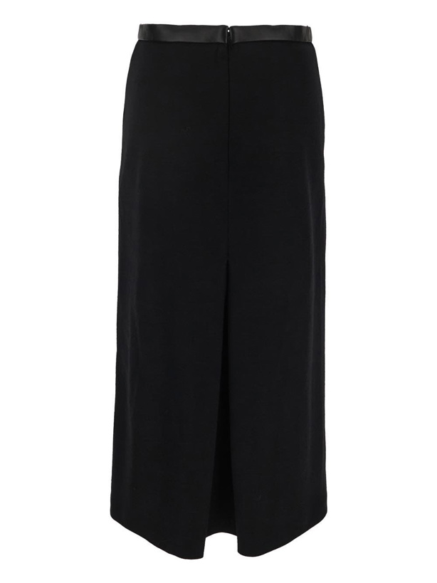 Photo: Saint Laurent A Line Midi Skirt