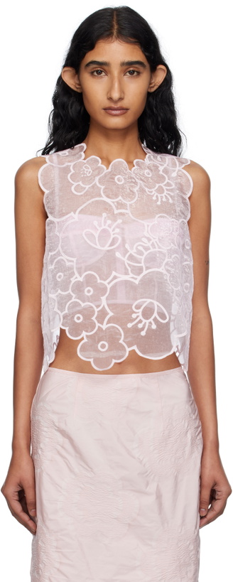 Photo: Cecilie Bahnsen Pink Blake Tank Top