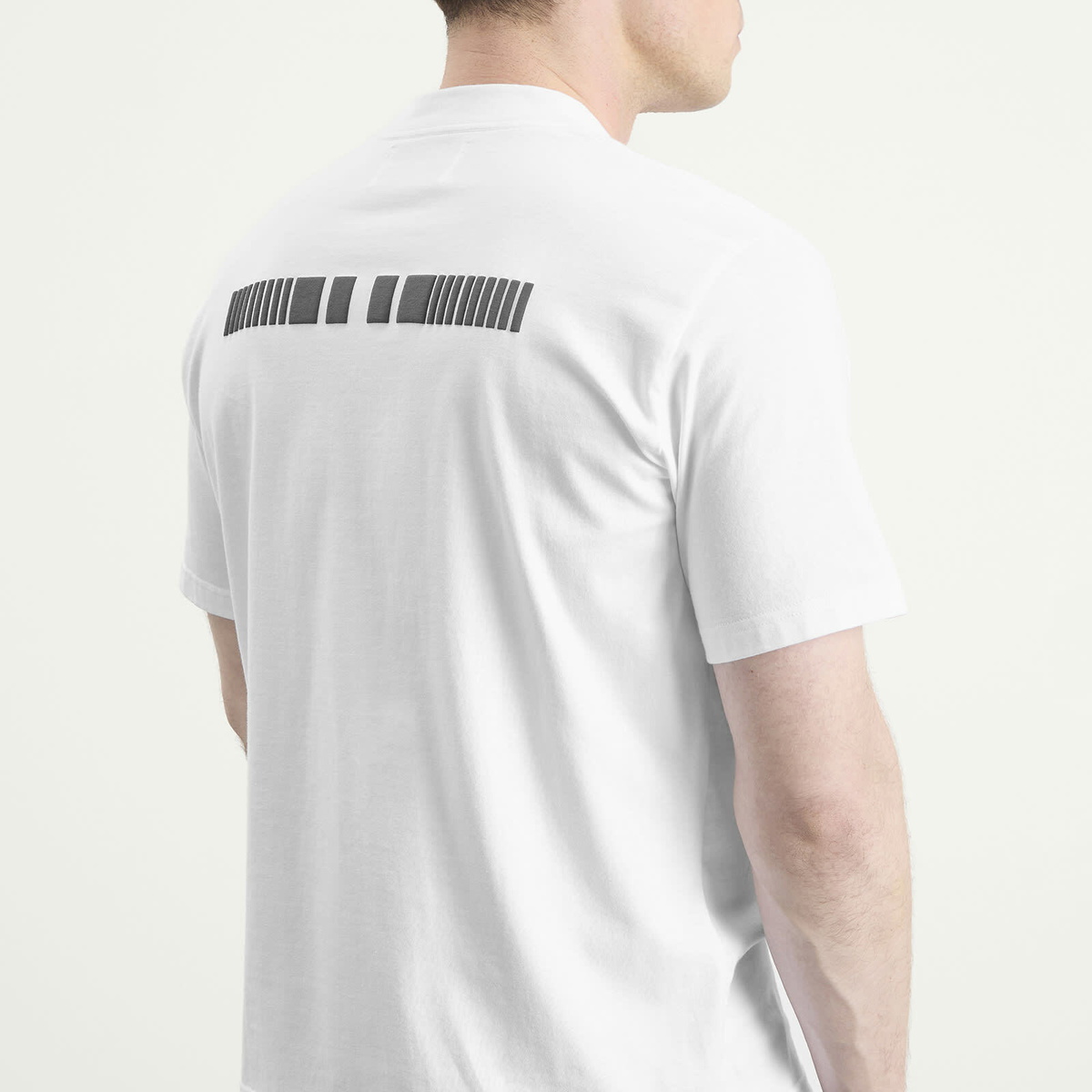 NOMARHYTHM TEXTILE Men's Logo T-Shirt in White