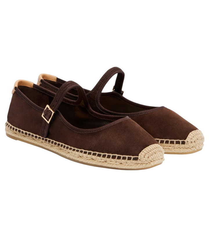 Photo: Tory Burch Suede Mary Jane espadrilles