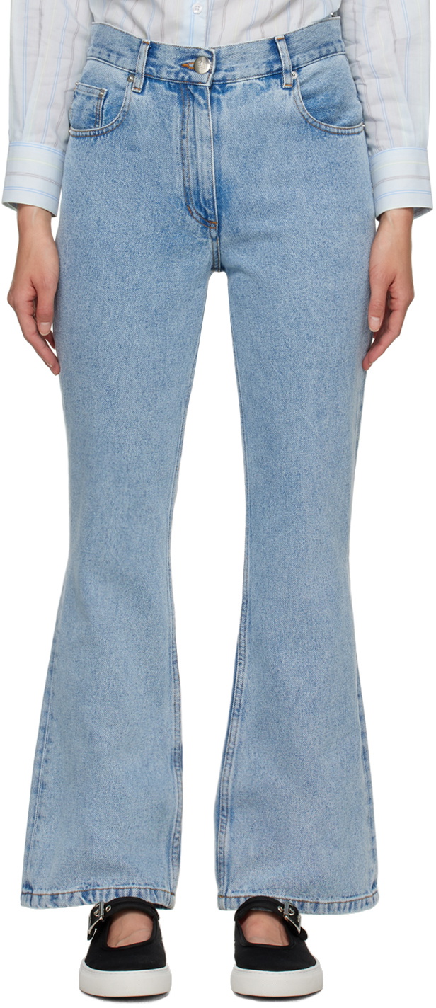 Ernest W. Baker Blue Flared Jeans