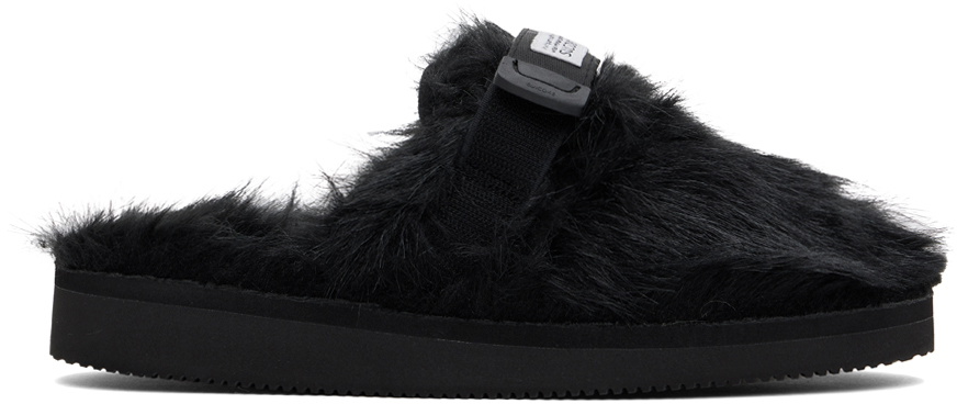 SUICOKE Black ZAVO-2EU Slippers