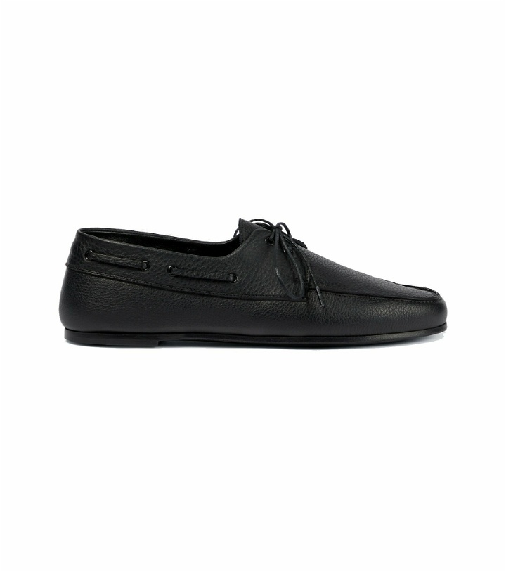 Photo: The Row - Sailor leather loafers