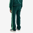 AMIRI Men's Stack Logo Velour Track Pants in Green