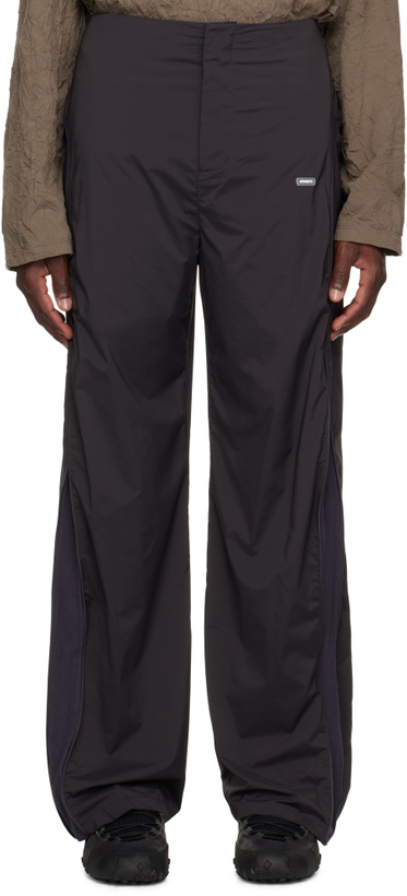 Photo: AMOMENTO Gray Side Vent Trousers