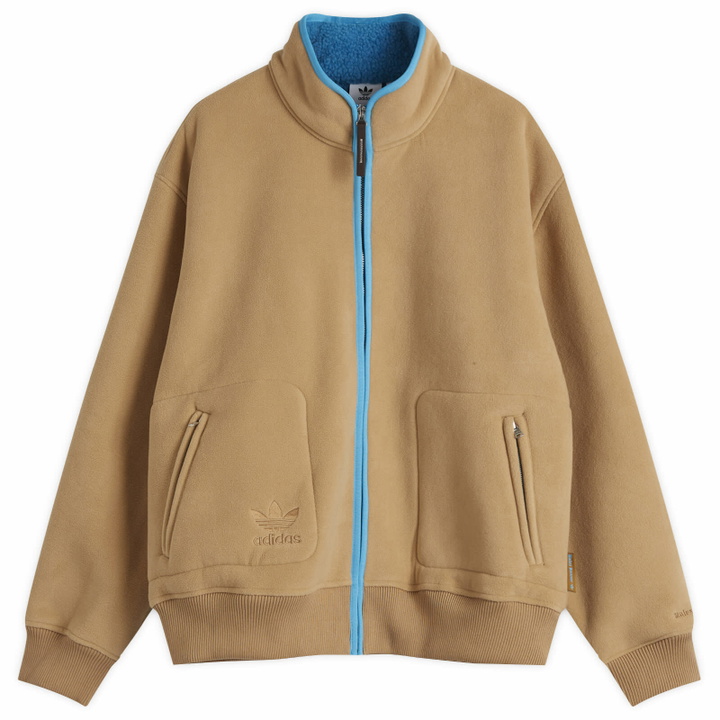 Photo: Adidas x Wales Bonner Fleece Jacket in Cardboard