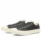 Converse Men's Chuck Taylor 1970s Canvas-Suede Ox Sneaker in Total Eclipse/Egret/Light Grey