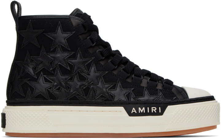 Photo: AMIRI Black Stars Court Sneakers