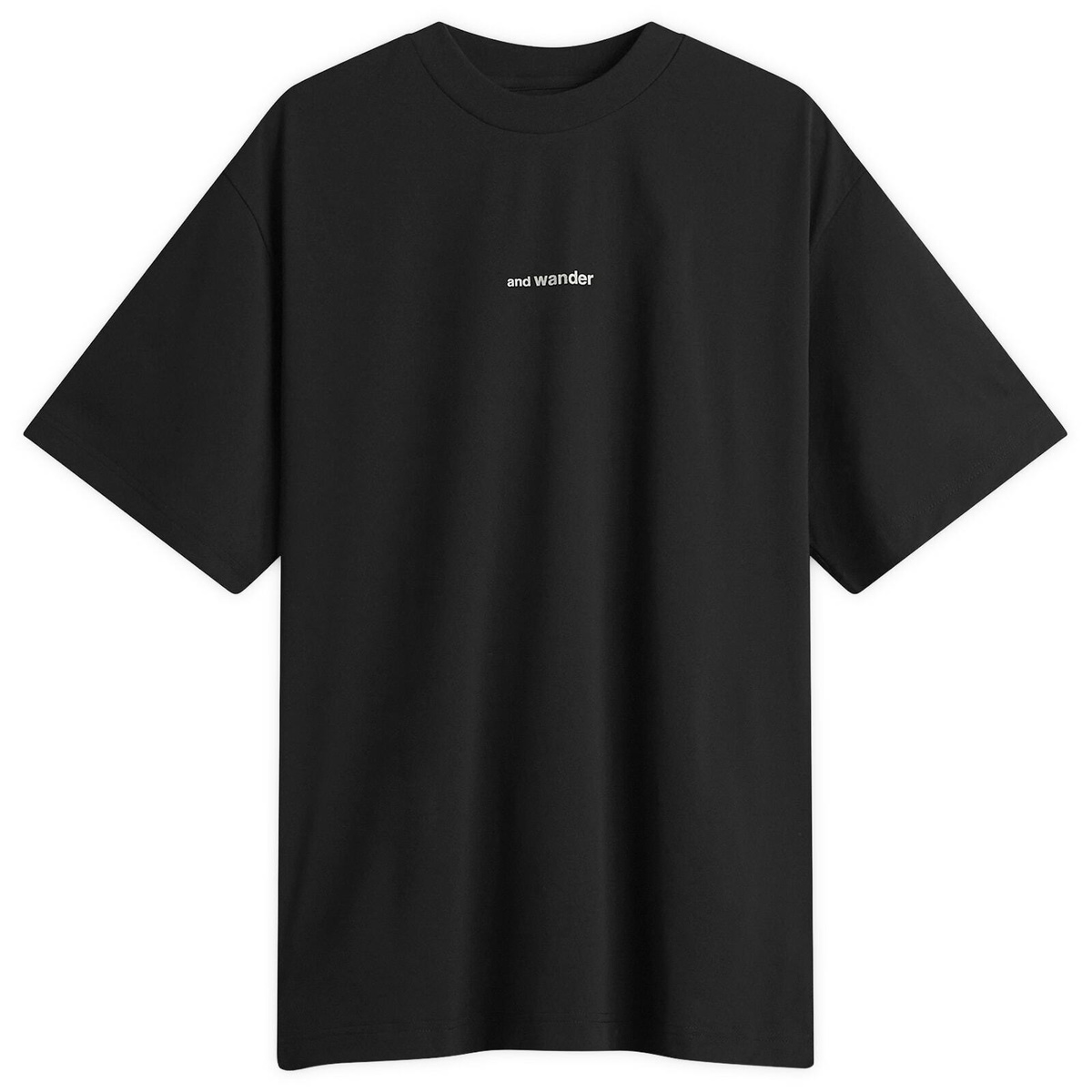 and wander Men's Cordura Typewriter Short Sleeve Shirt in Black