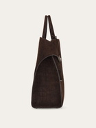Ferragamo Mens Hug tote bag in Brown