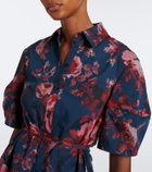 Erdem Floral cotton poplin shirt dress