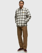 Butter Goods Plaid Flannel Insulated Overshirt Brown/Beige - Mens - Overshirts