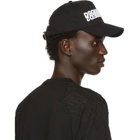 Dsquared2 Black Embroidered Cargo Baseball Cap