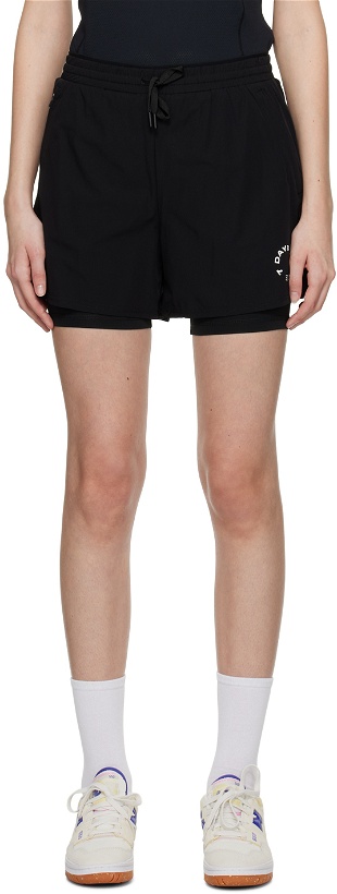 Photo: 7 DAYS Active Black Two-In-One Shorts