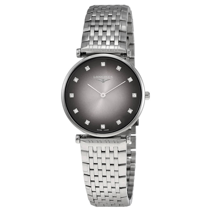 Photo: Longines La Grande Classique Quartz Diamond Grey Dial Ladies Watch L45124776