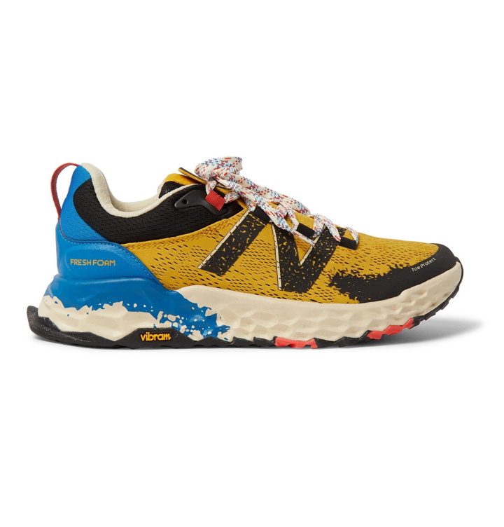 Photo: New Balance - Trail Heirro V5 Rubber-Trimmed Mesh Running Sneakers - Yellow
