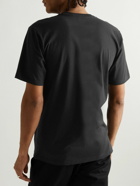 WTAPS - GPS Logo-Print Cotton-Jersey T-Shirt - Black
